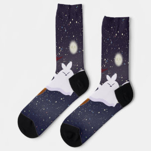 Ghost Ship Spooky Halloween Socks