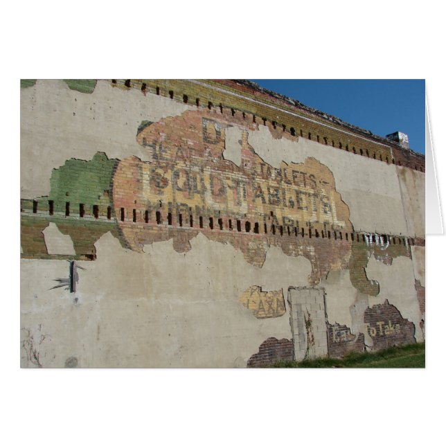 Ghost Sign in Brighton, Iowa (Devant horizontal)