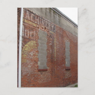 Ghost Sign Washington, Iowa Postcard