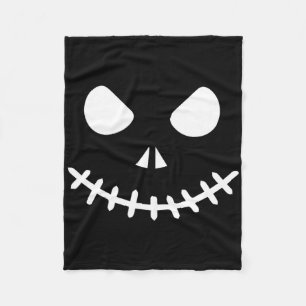 Ghost Skeleton Halloween  Fleece Blanket