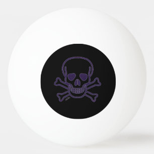 Ghost Skull 1 star ping pong ball