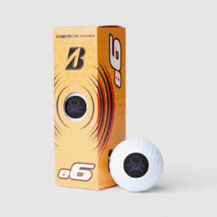 Ghost Skull Bridgestone e6 balles de golf 3 pk