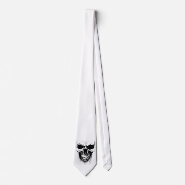 Ghost skull tie (Front)