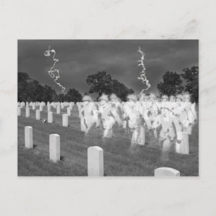 Ghost Soldiers at Jefferson Baracks Postcard