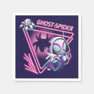 Ghost-Spider and TWIRL-E Glow Webs Glow Napkin