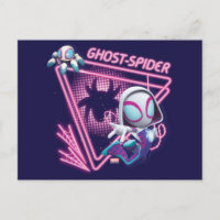 Ghost-Spider and TWIRL-E Glow Webs Glow Postcard