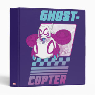Ghost-Spider Flying Her Ghost-Copter Binder