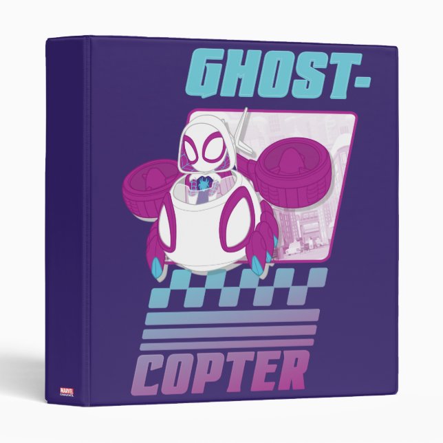 Ghost-Spider Flying Her Ghost-Copter Binder (Front/Spine)