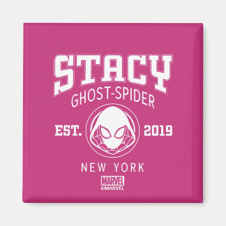 Ghost-Spider Gwen Stacy Collegiate Logo Magnet