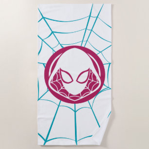 Ghost-Spider Icon Beach Towel