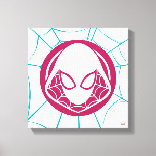 Ghost-Spider Icon Canvas Print