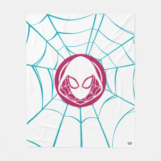 Ghost-Spider Icon Fleece Blanket