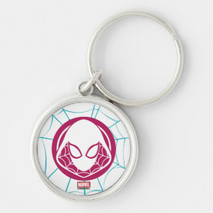 Ghost-Spider Icon Keychain
