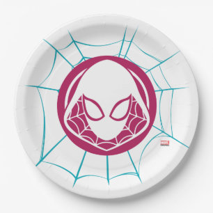 Ghost-Spider Icon Paper Plate