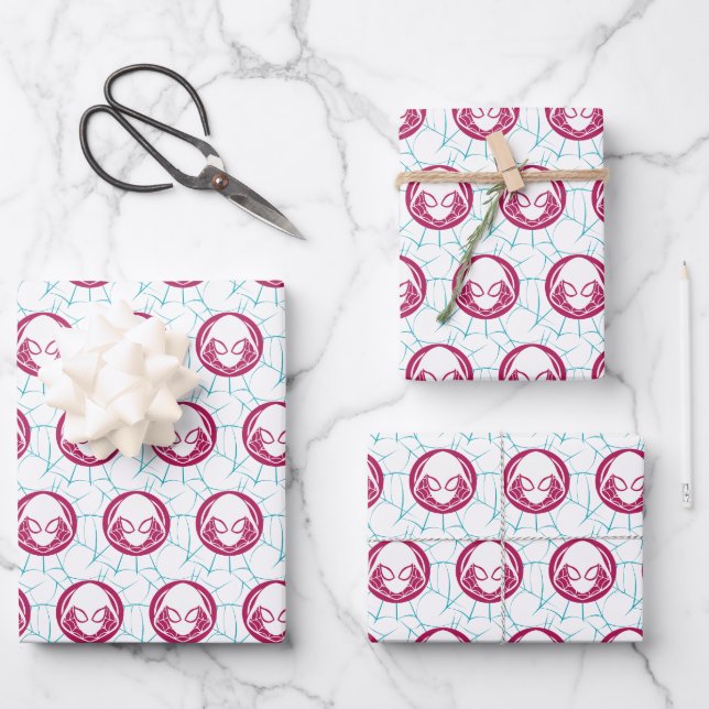 Ghost-Spider Icon Wrapping Paper Sheet (Front)