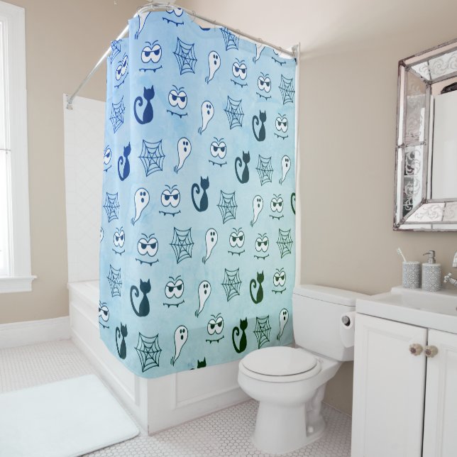 Ghost, Spiderwebs and Black Cats Blue (In Situ)