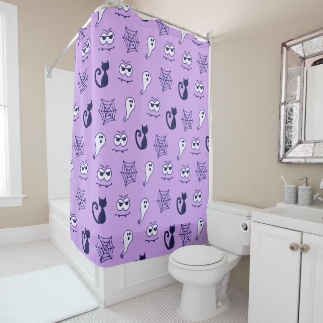 Ghost, Spiderwebs and Black Cats Purple (In Situ)