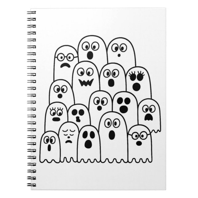 Ghost Spiral Photo Notebook (Front)