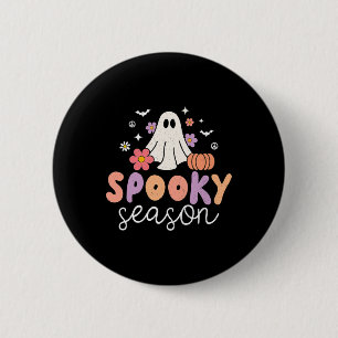 Ghost Spooky Season 2 Inch Round Button