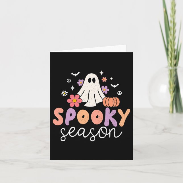 Ghost Spooky Season  Card (Front)