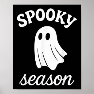 Ghost Spooky Season Halloween Costume Poster
