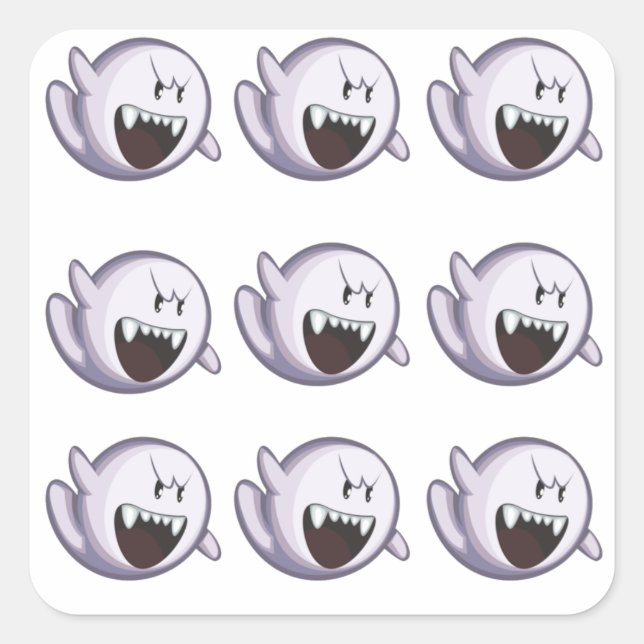 Ghost Sticker Square (Front)