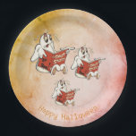 Ghost Stories Halloween Paper Plates<br><div class="desc">Elegant Ghost Stories Halloween Paper Plates</div>