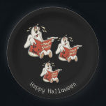 Ghost Stories Halloween Paper Plates<br><div class="desc">Elegant Ghost Stories Halloween Paper Plates</div>