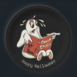 Ghost Stories Halloween Paper Plates<br><div class="desc">Elegant Ghost Stories Halloween Paper Plates</div>