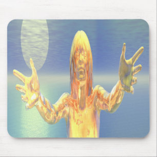 Ghost Sunrise Mouse Pad