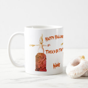 Ghost Tombstone Halloween Funny Personalized Coffee Mug