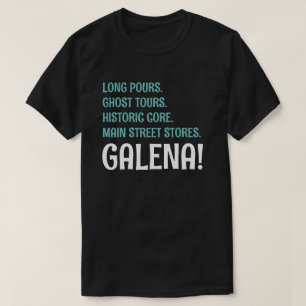 ghost tours historic main street galena illinois T-Shirt