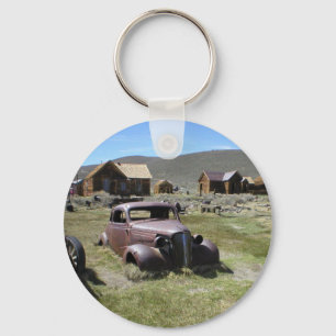 Ghost Town Classic Car Bodie California  Keychain