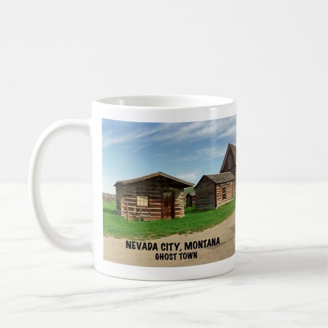 Ghost Town: Nevada City, Montana Coffee Mug (Left)