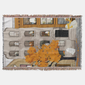 Ghost Town Throw Blanket