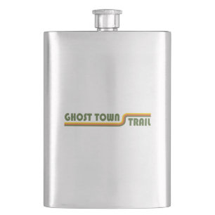 Ghost Town Trail Pennsylvania Hip Flask
