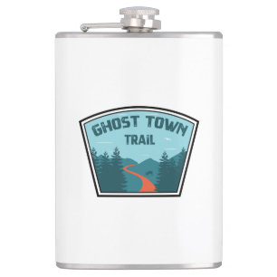 Ghost Town Trail Pennsylvania Hip Flask