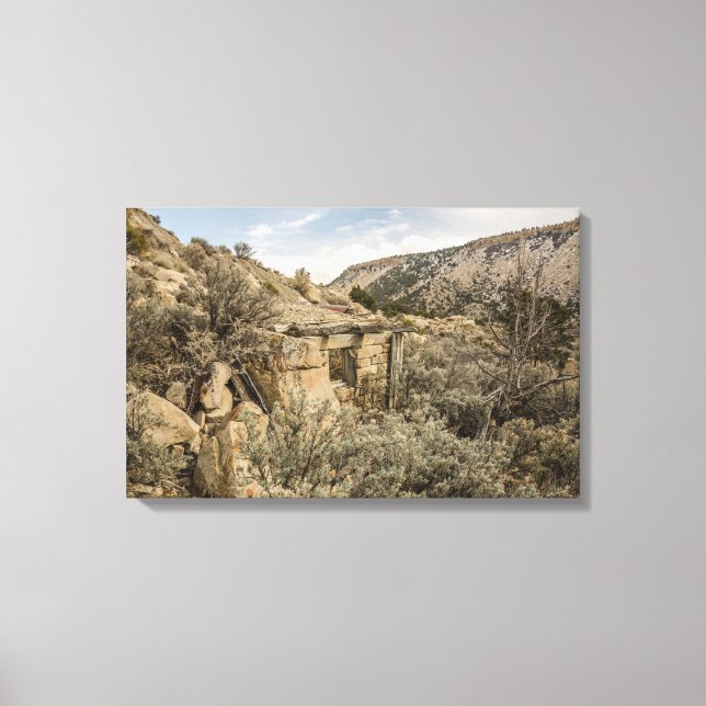 Ghost Towns; Building; Peerless, Utah Canvas Print (Front)
