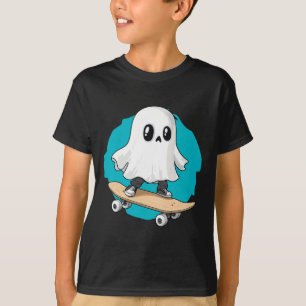 Ghost Trippy Vaporwave Halloween Techno Rave Edm M T-Shirt