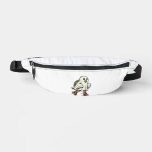 Ghost Turtle Roller Skating Vintage Halloween Desi Fanny Pack
