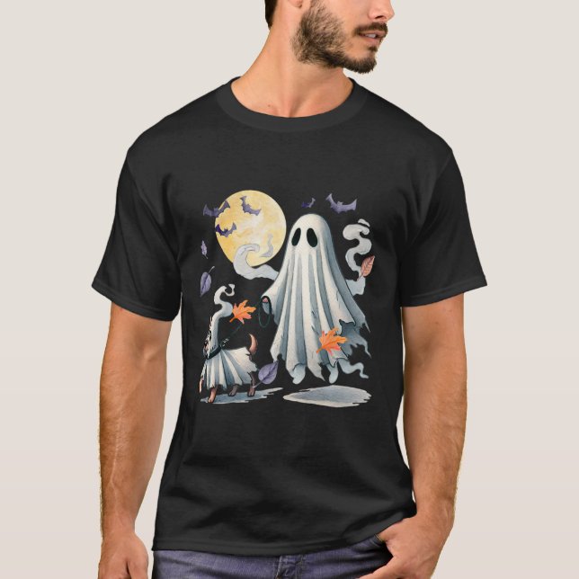 Ghost Walking Dog  T-Shirt (Front)
