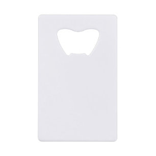 Ghost White Credit Card Bottle Opener