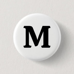 Ghost White Solid Color 1 Inch Round Button