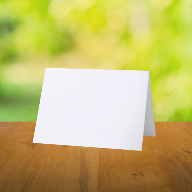 Ghost White Solid Color Thank You Card (Creator Uploaded)