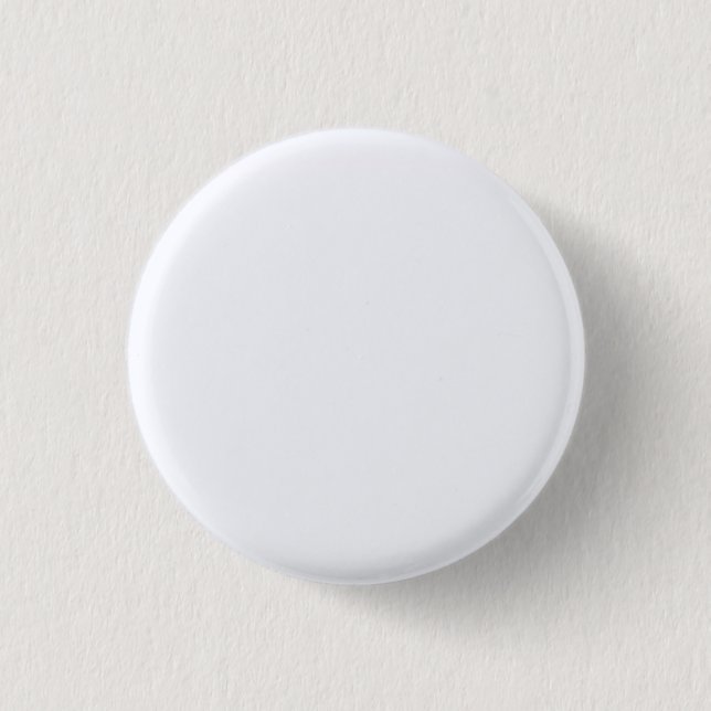 Ghost White Solid Colour 1 Inch Round Button (Front)