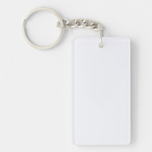 Ghost White Solid Colour Keychain