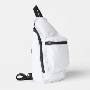 Ghost White Solid Colour Sling Bag