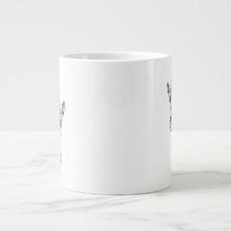 Ghost with little butterflies Halloween Large Coffee Mug