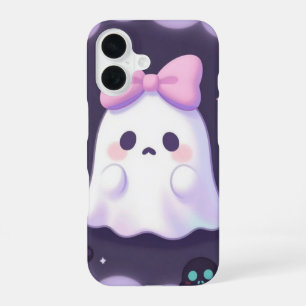 Ghost with Pink Bow Pastel Halloween Case