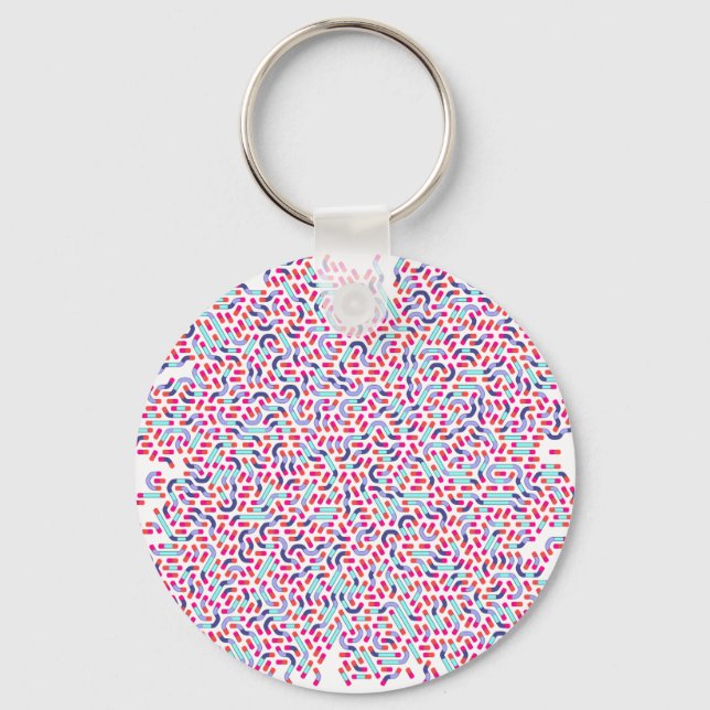 Ghost Worms Keychain (Front)